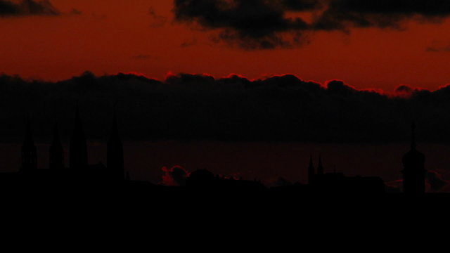 Germany Bamberg sunset