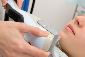 Fototapeta premium Laser hair removal