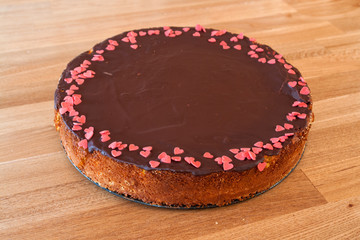 Delicious chocolate cake