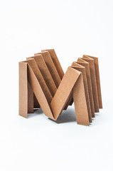 Paper alphabet.