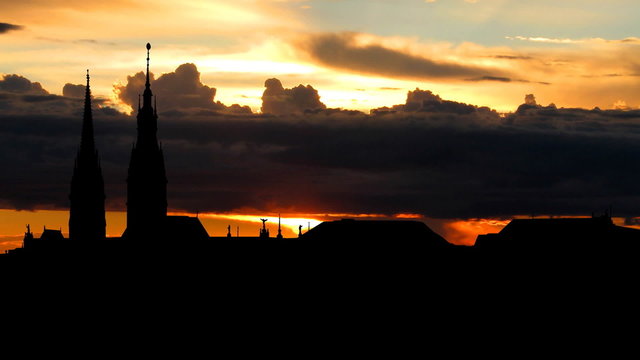 Germany Hamburg sunrise