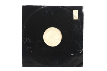 Naklejka premium Grunge okładka albumu winylowego