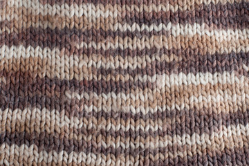Melange knitted wool texture