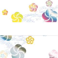 花と雲(中央バナー)