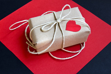 Vintage Valentines Day gift box