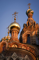 Fototapeta na wymiar Church of the Savior on the Blood in St. Petersburg, Russia