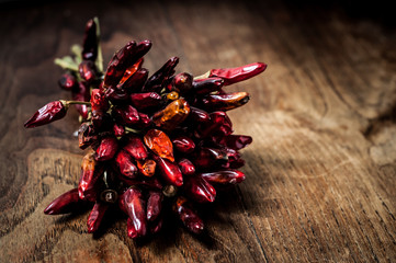 dried hot red chilies