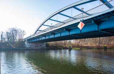 Bridge over Spree at Fuerstenwalde