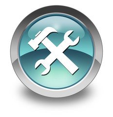 Fototapeta premium Light Blue Glossy Pictogram 