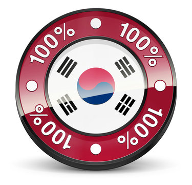 100%_South_Korea_Icon