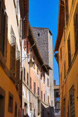 Alleyway. Viterbo. Lazio. Italy.