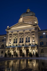 Fototapeta na wymiar Bundeshauser; Swiss Federal Assembly, Bern; Switzerland