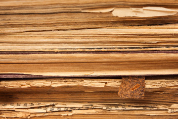 Old books paper pages