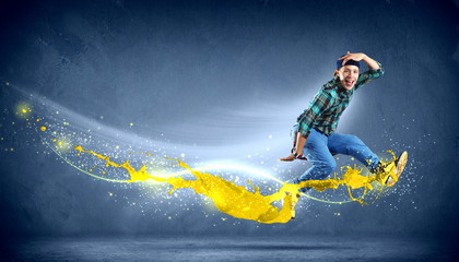 Modern style dancer