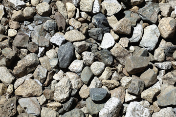 Natural pattern of a stone wall