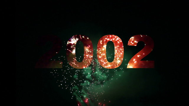 Count from 2000 to 2013 reveals with fireworks