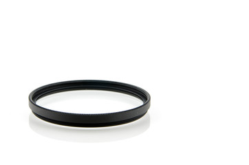lens filter isolated on white background