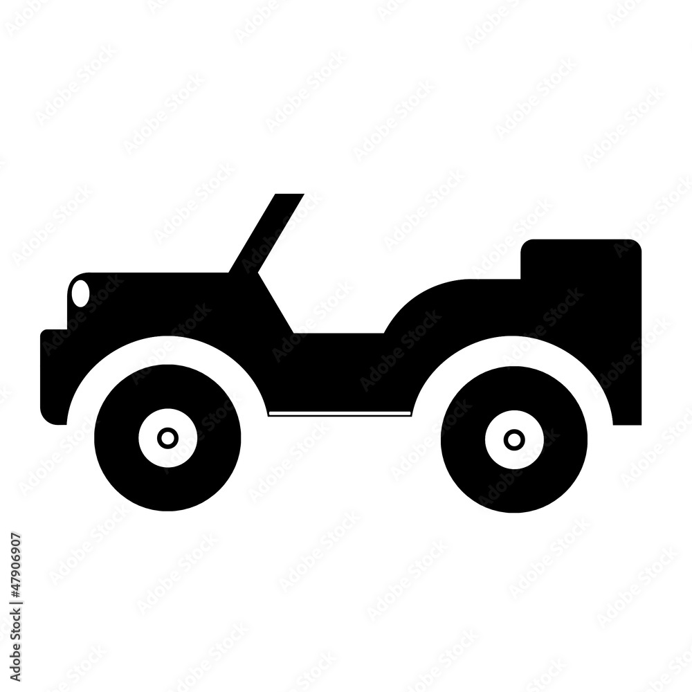 Wall mural Voiture 4x4 tout-terrain