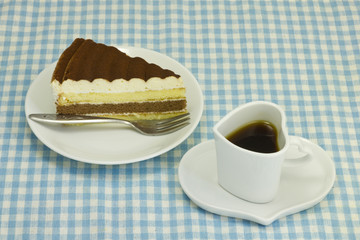 cake and coffee