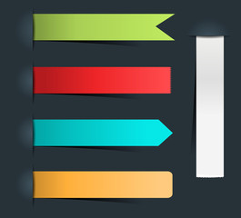 Show colorful ribbon promotional products design