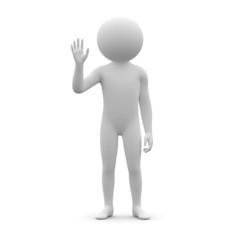 3d human - greet