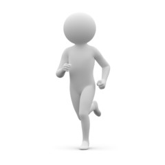 3d human - run