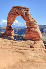 view of famous Delicate Arch
