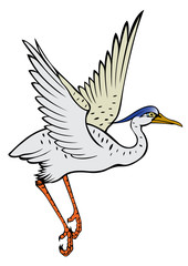 chinese heron painting