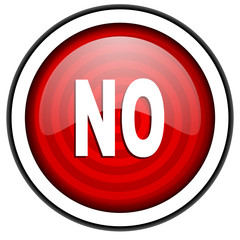 no red glossy icon isolated on white background