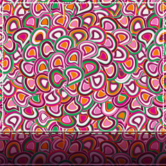 Abstract Colorful Bright Invitation Card