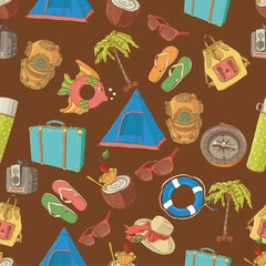 Traveling seamless pattern