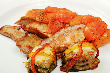 Roasted meat