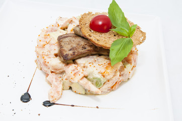 Салат из морепродуктов