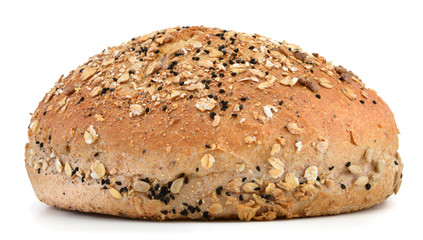 Bread isolated on white background