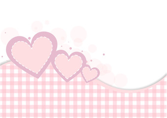 Pastel heart background