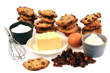 Cookies maision  aux raisins