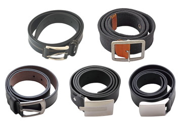 collection of belts
