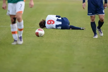 Wandcirkels Voetbal Infortunio calcistico  © massimhokuto