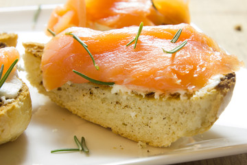 Smoked salmon