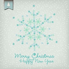 Large Snowflake Background