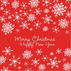 Elegant Christmas Background With Snowflakes