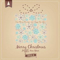 Decorative Christmas Gift Background