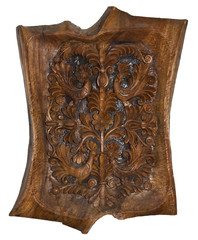 Wood carving pattern handmade Bulgarian