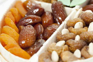 Nuts foreground