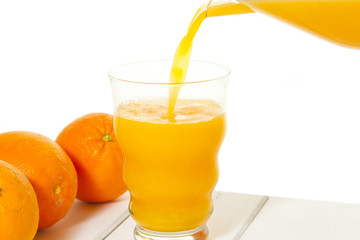 Fresh orange juice