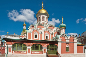 Fototapeta na wymiar Cathedral na Placu Czerwonym, Moskwa, Rosja