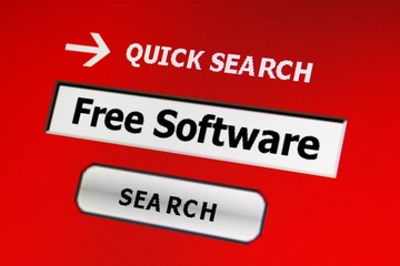 Fototapeta premium Free software web search