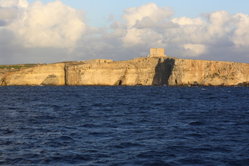 Fototapeta na wymiar View of Comino Isalnd ( Malta )