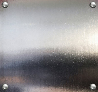 Metal plate steel background. Hi res texture