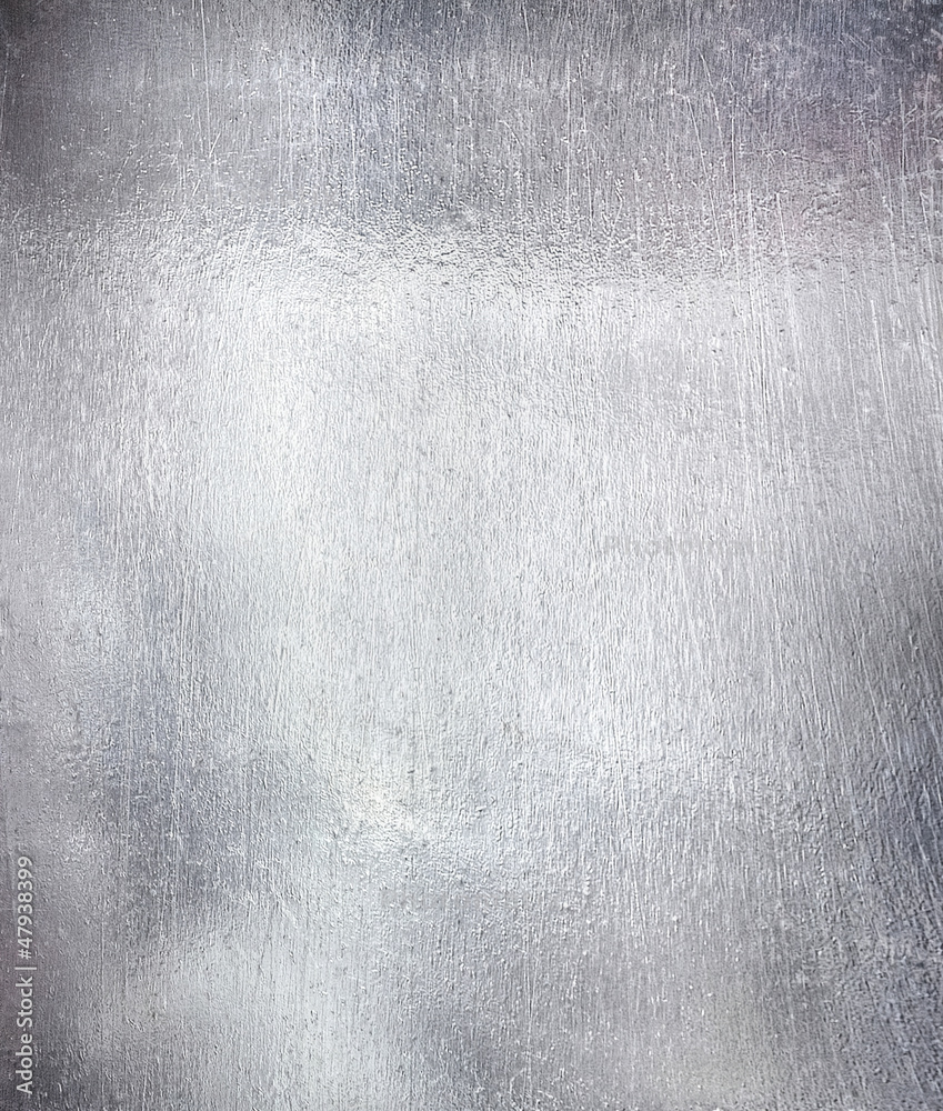 Wall mural Metal plate steel background. Hi res texture